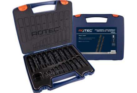 Rotec 170 delige rolgewalste boren set HSS-R