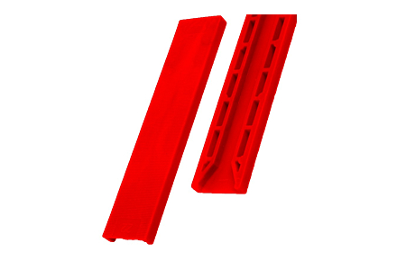 Tunnel beglazingsblokjes (100x30x3mm) rood - per 100 stuks