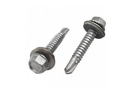 Zelfborende schroeven met EPDM ring bi-metaal 6,3x25 - 100 stuks