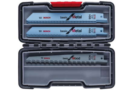 Bosch Reciprozaagbladen set voor hout en metaal in koffer – 15 delig