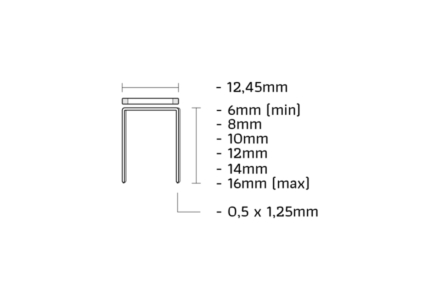 Union nieten D-10CN-J 10mm 6000 stuks