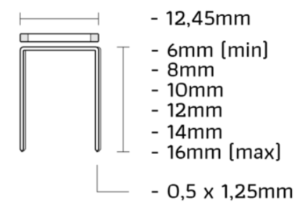 Union D-08 RVS - 5000 stuks