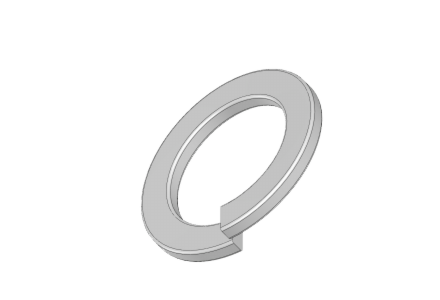 Veerringen DIN 127 B RVS A2, M10 / 40 stuks