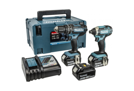 Makita DLX2131JX1 18V 3x 3.0Ah Li-ion Combiset in systainer