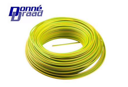 VD draad Donné 2.5mm² geel groen 100 meter