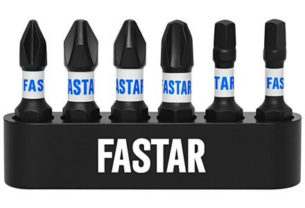 Fastar impact zelftapper bitset 6 delig