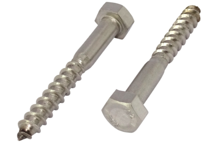 Houtdraadbouten 7x150 RVS A2 100st.