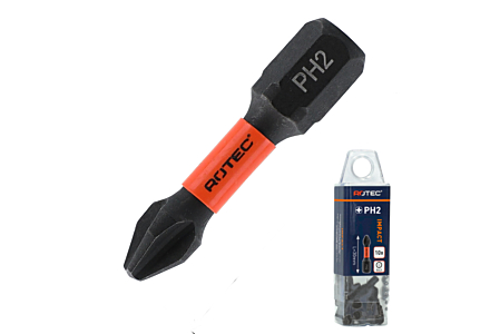 Impact schroefbit 30mm PH1 - 10 stuks
