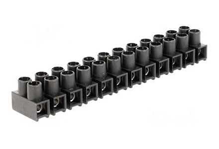 Kroonsteen strip zwart 10-16mm - 10 stuks