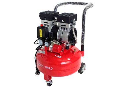 Conti-Weld olievrije geluidsarme compressor LBWD 16 liter 8 bar