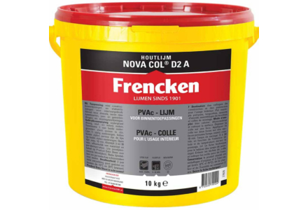 Frencken houtlijm Nova Col D2 A 10kg.