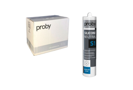 Proby S1 neutrale siliconenkit wit doos - 24 kokers