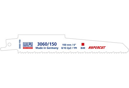 Wilpu 3060/225 reciprozaagblad HYPERCUT (Bosch S1130CF) per 3 stuks