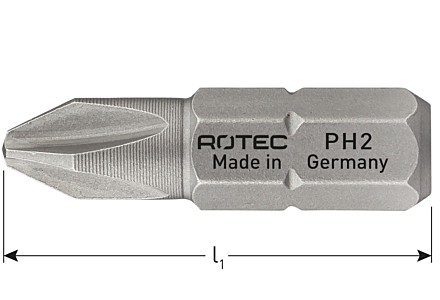 Rotec Pro bit 25mm PH2