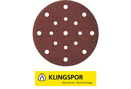 Klingspor PS22K GLS51 schuurschijven Ø150mm 17 gaten korrel 40 - 50 stuks