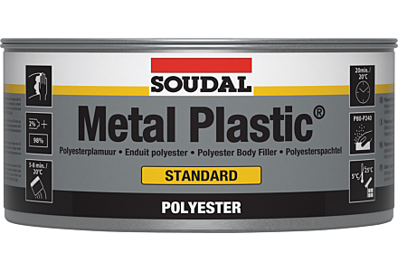 Soudal Metal Plastic - Polyesterplamuur standard