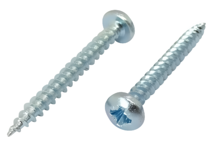 Spaanplaatschroeven 6x60 bolkop pozidrive verzinkt 100 stuks