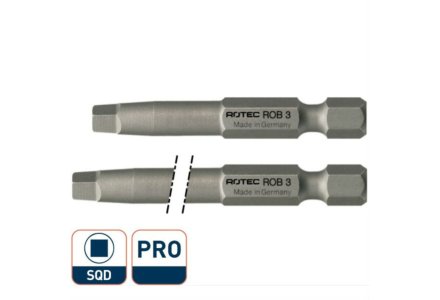 Rotec square-drive pro kracht bit SQD 2 - 70mm