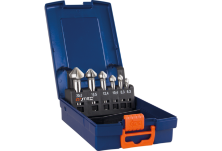 Rotec 6 delige verzinkfrezenset HSS-G