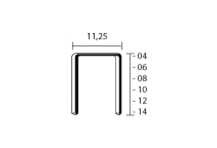 Union nieten VX14CS 14mm 1600 stuks