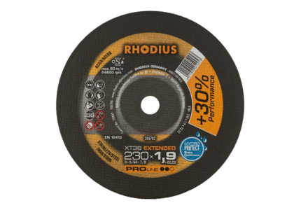 Rhodius doorslijpschijf XT38 230x1,9 mm. staal en RVS