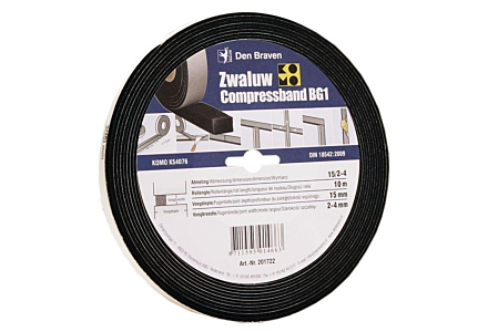 Zwaluw compriband 15x10 - 12,5 meter