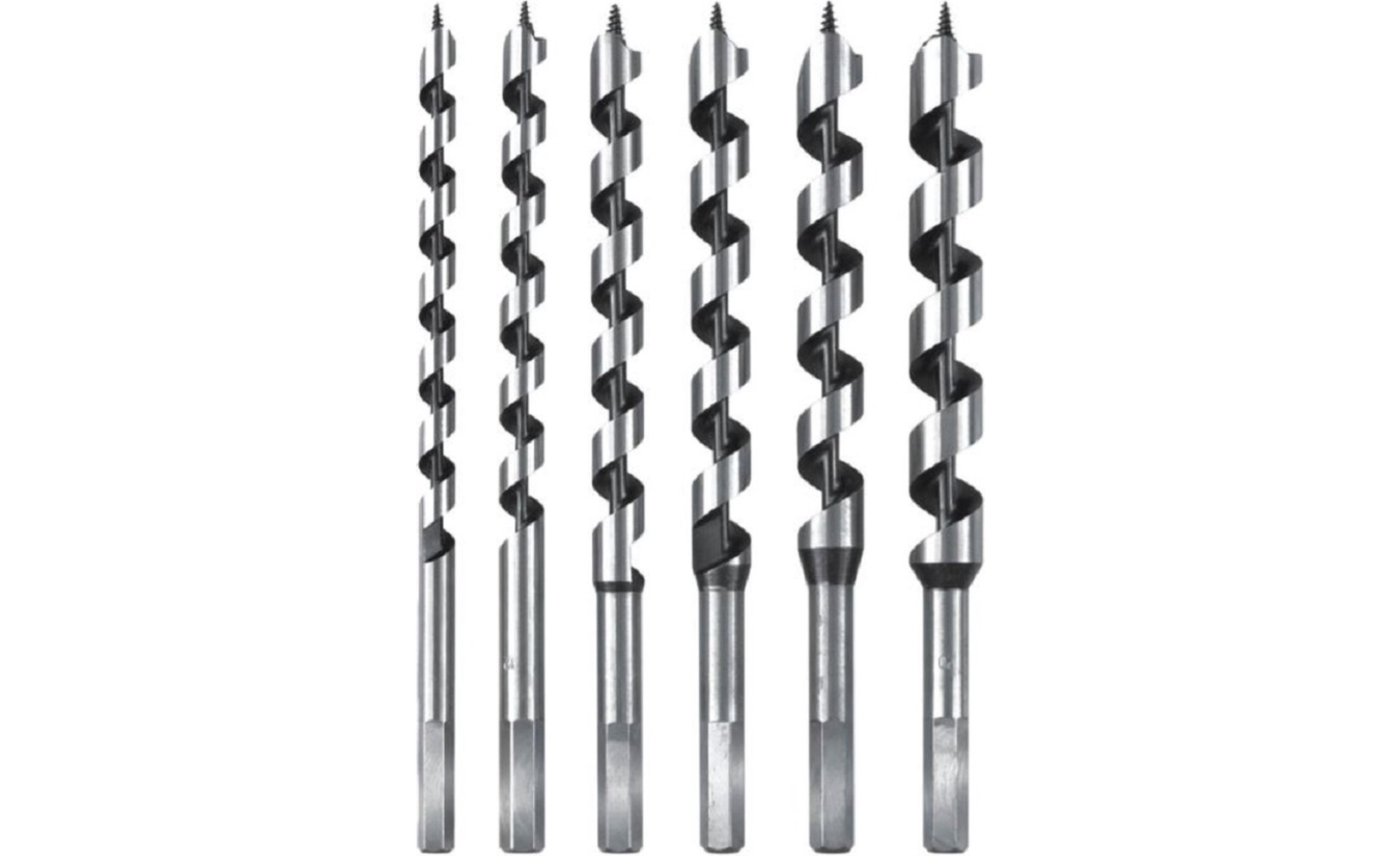 Slangenboor 230mm set 6 delig