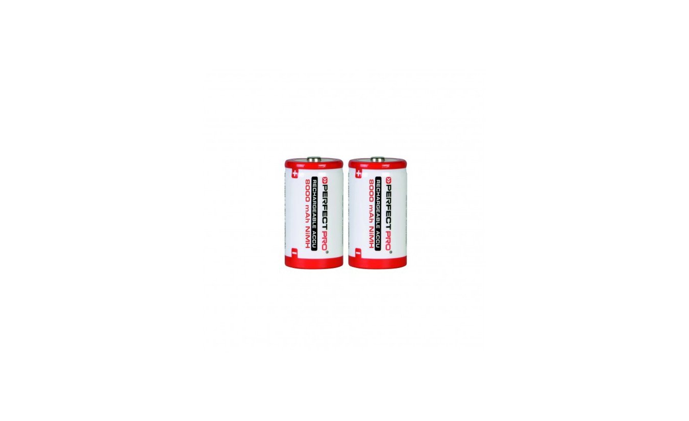 Perfectpro oplaadbare batterijen D 2 stuks (8000mAh)