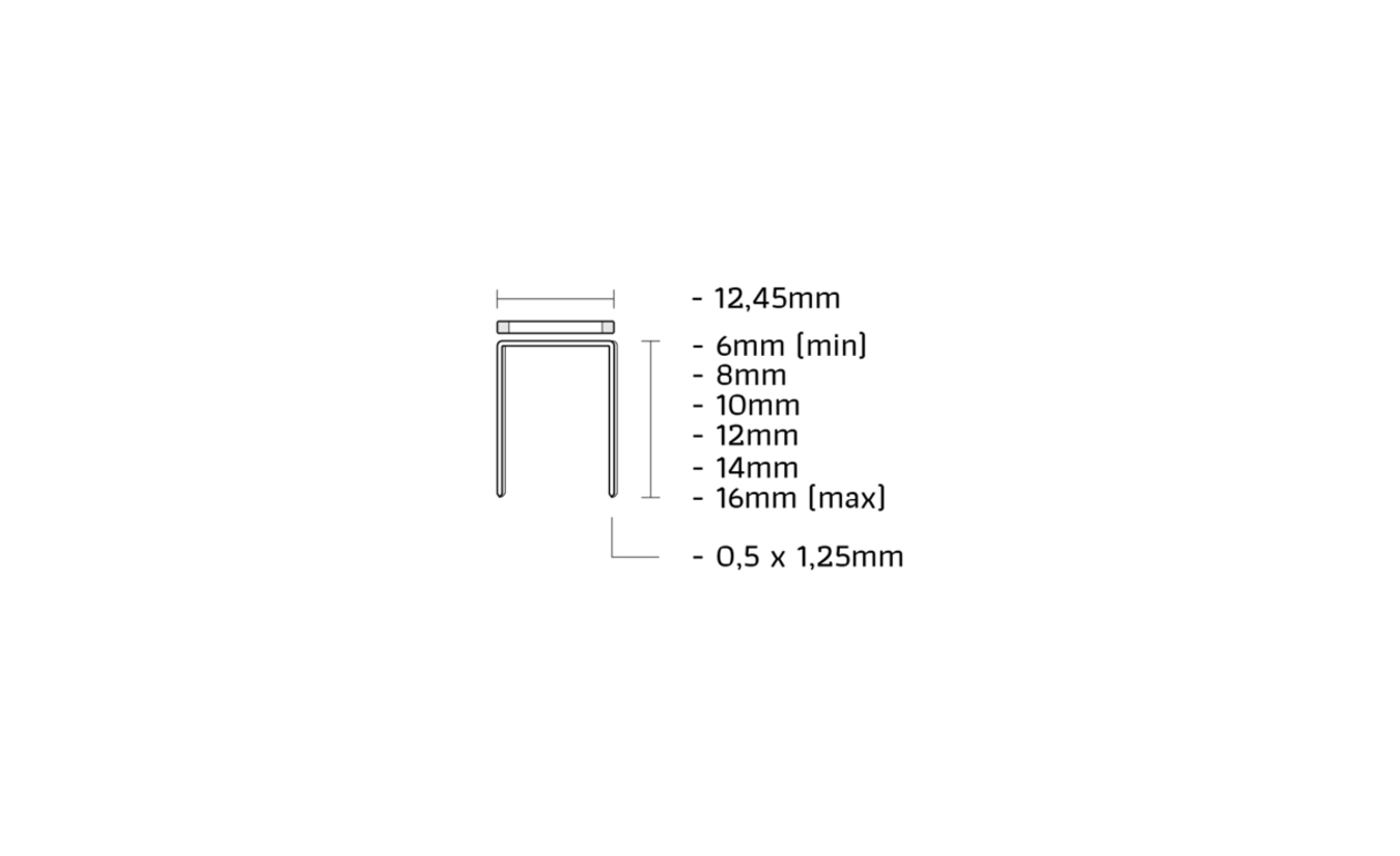 Union nieten D-10CN-J 10mm 6000 stuks