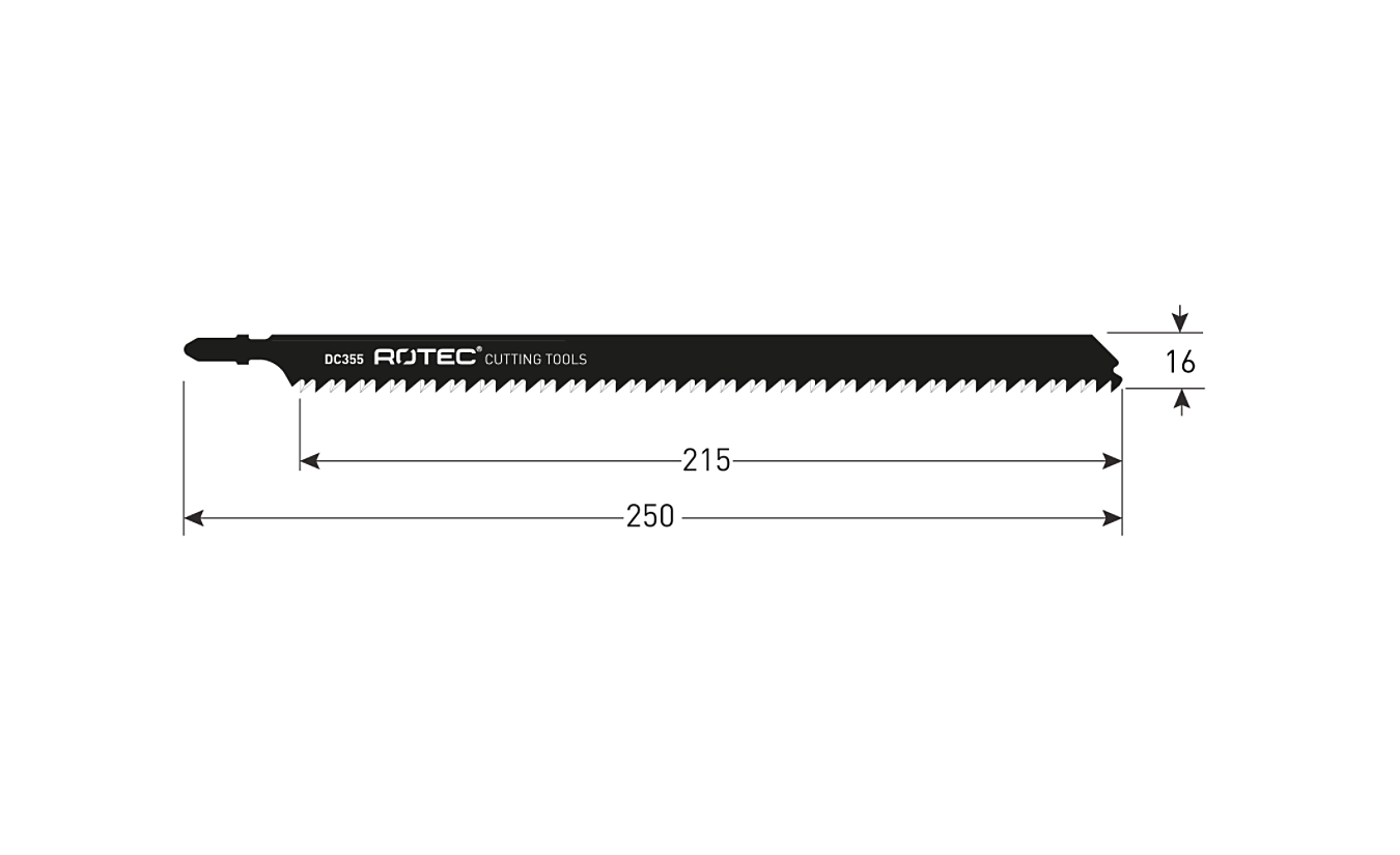 Decoupeerzagen lang 250mm - 2 stuks