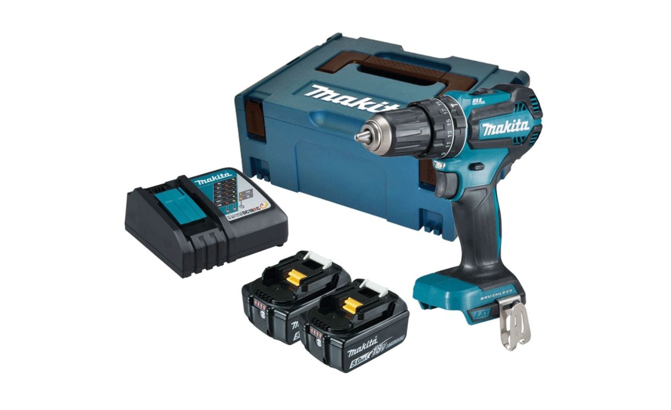 Makita DHP485RTJ accu klop/schroef boormachine 18V 5.0Ah