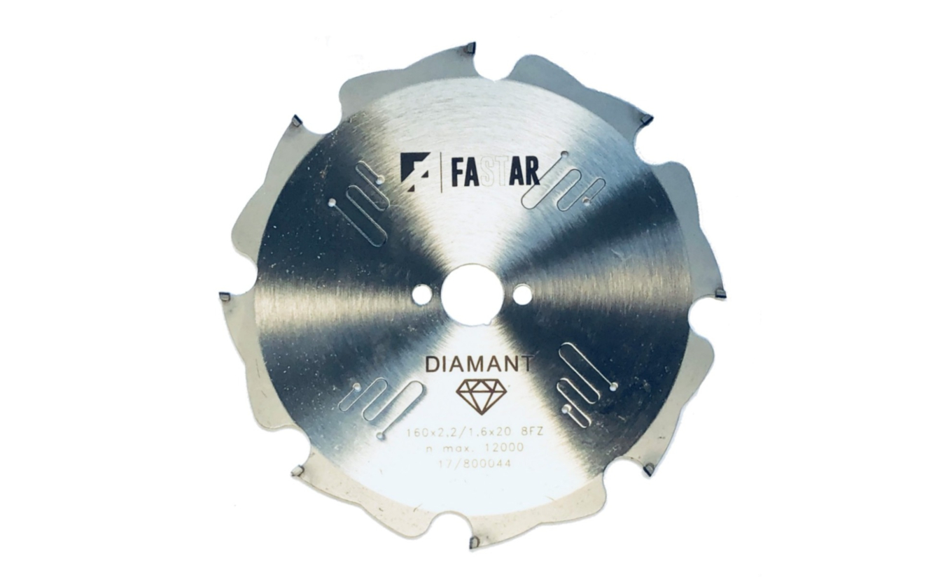 FASTAR HM diamant cirkelzaagblad 216x30x12 FZN DIA