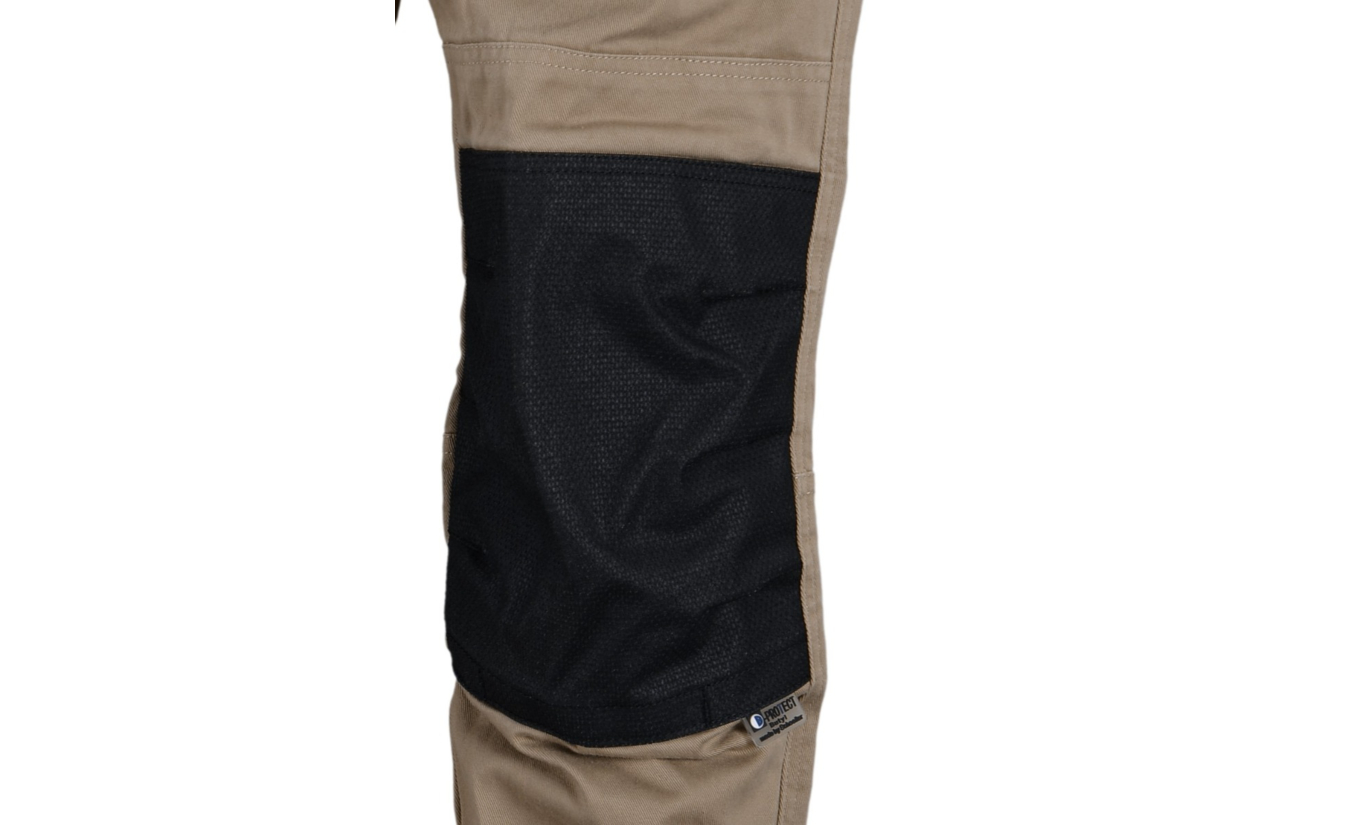 Beckum workwear werkbroek khaki kevlar maat W44 L36