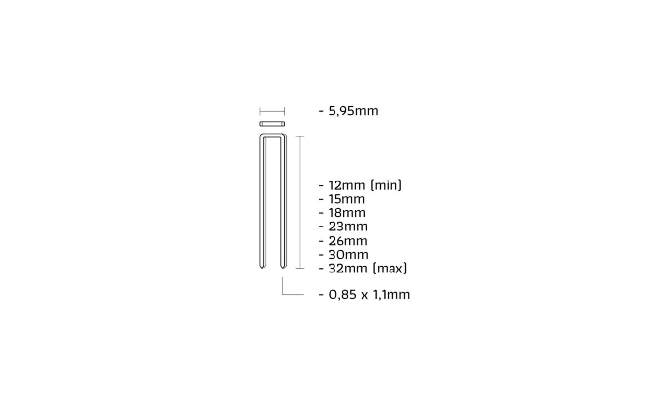 Union nieten ES12CHHC 12mm 2000 stuks Goldlook