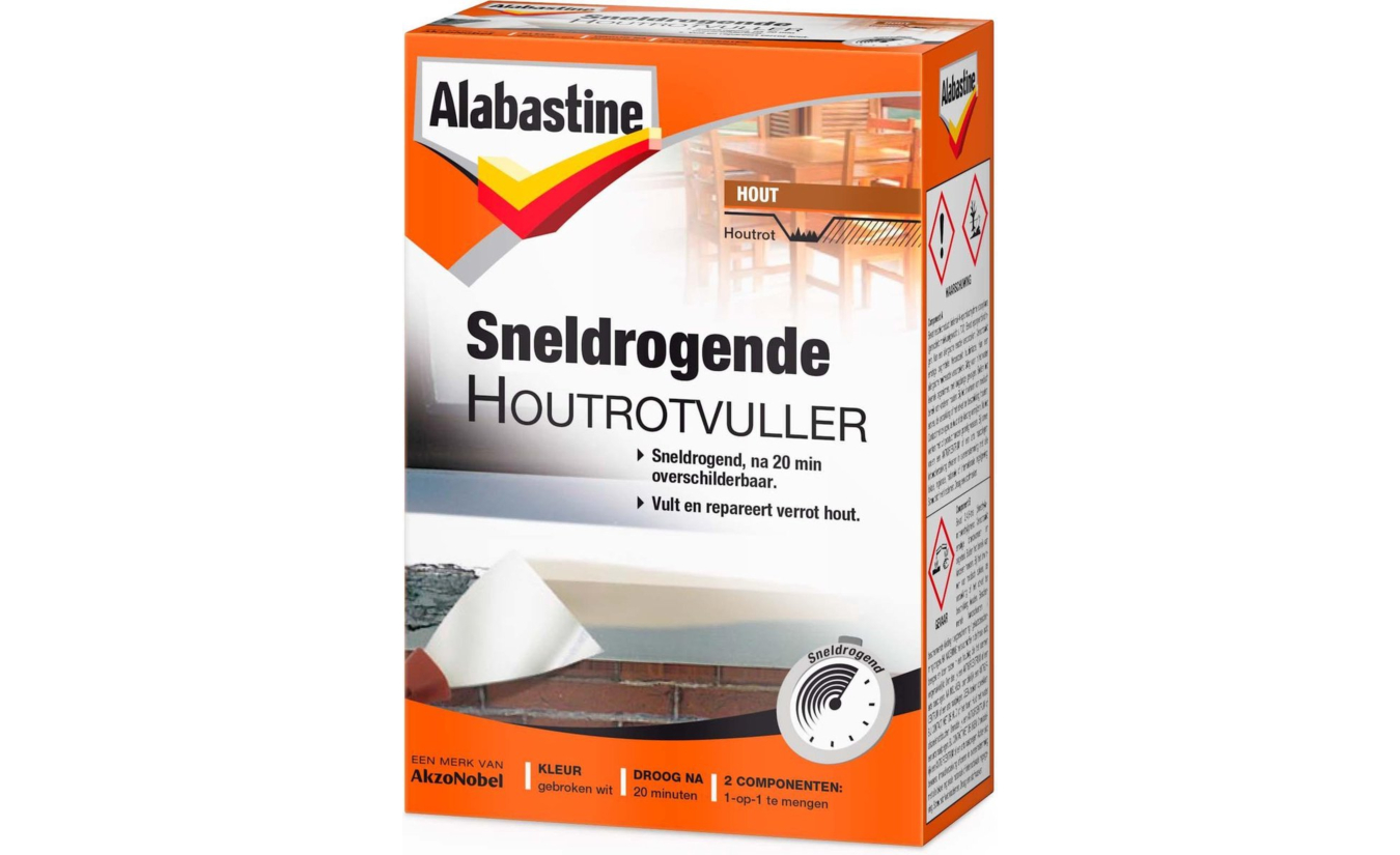 Alabastine sneldrogende houtrotvuller 465 gram