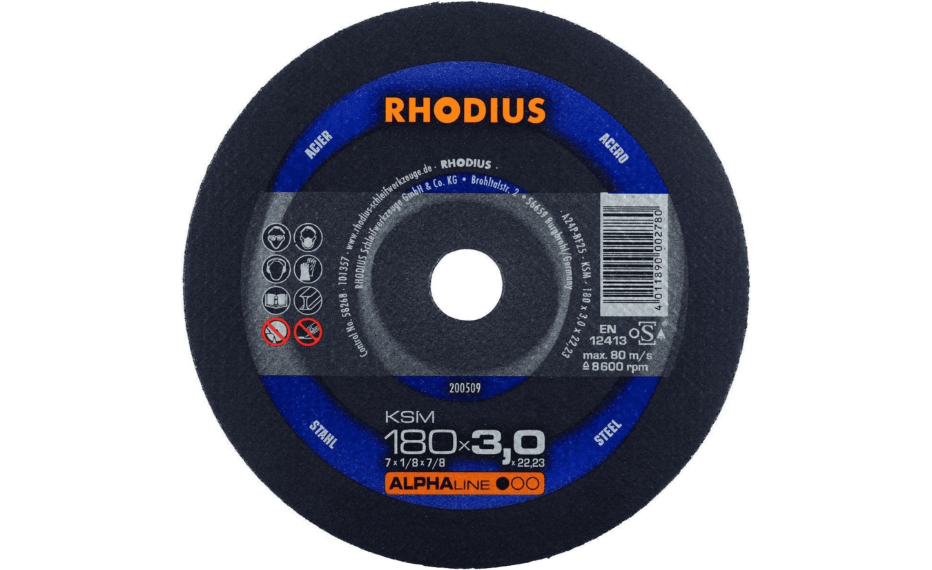 Rhodius KSM doorslijpschijf 180x3 mm