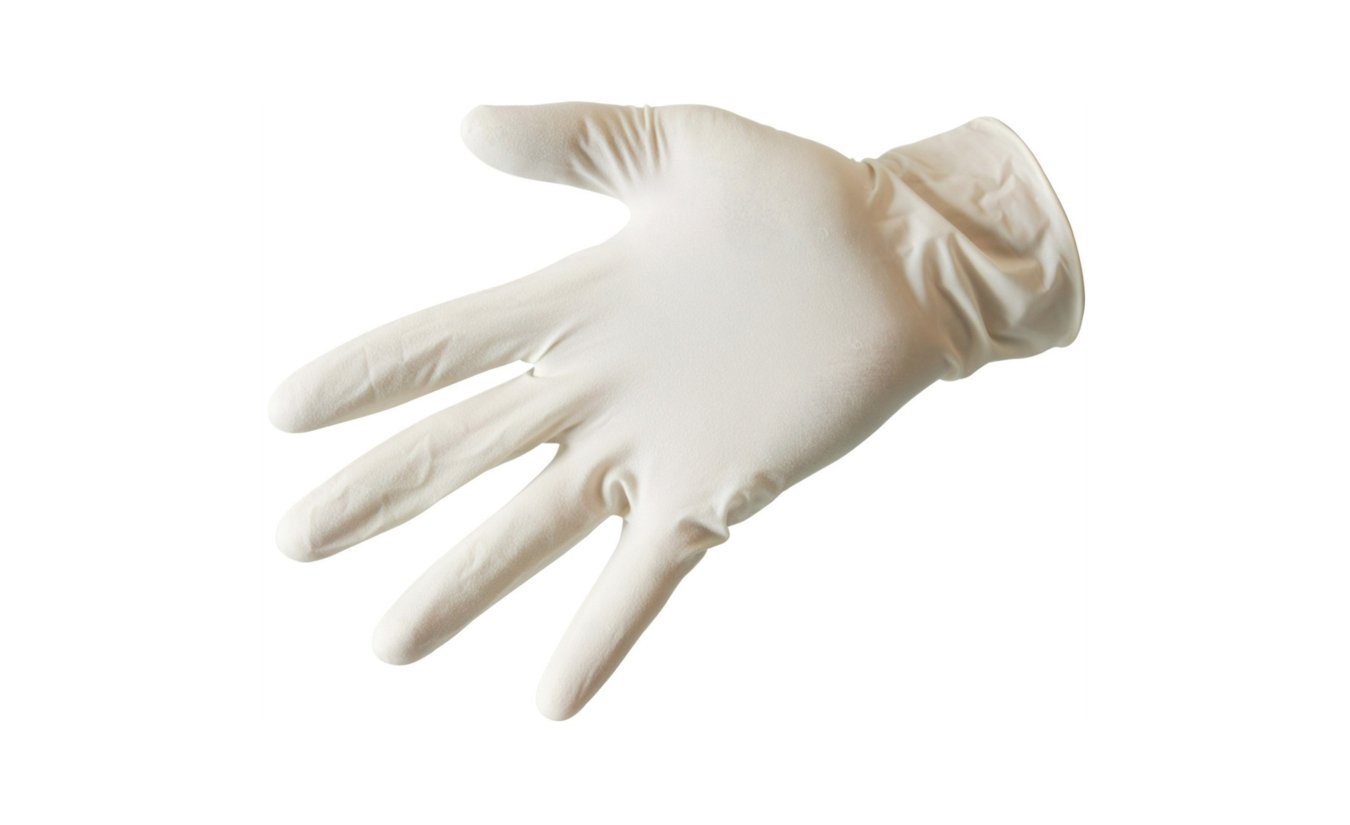 M-safe latex handschoenen maat 10 / XL gepoederd 100 stuks