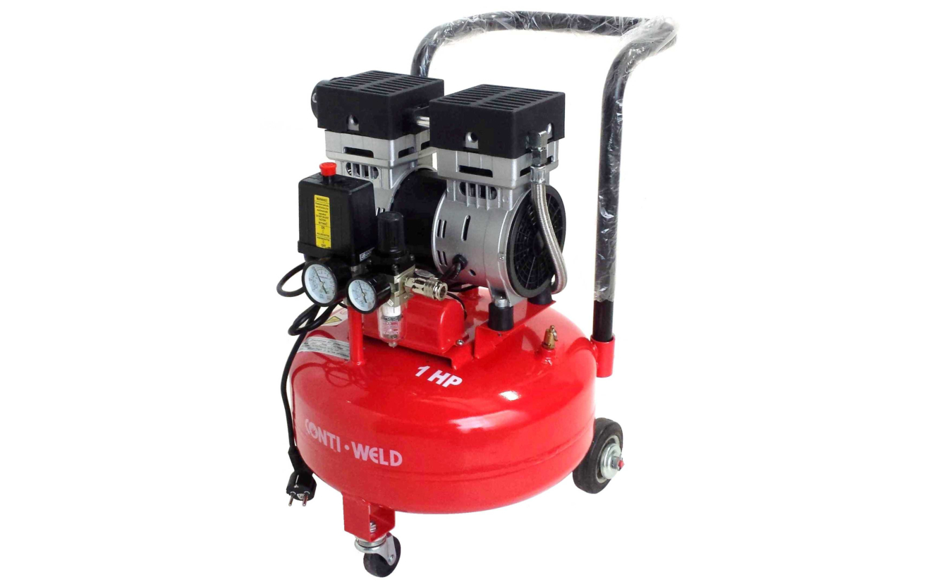 uitblinken Spit Maakte zich klaar Conti-Weld olievrije geluidsarme compressor LBWD 16 liter 8 bar