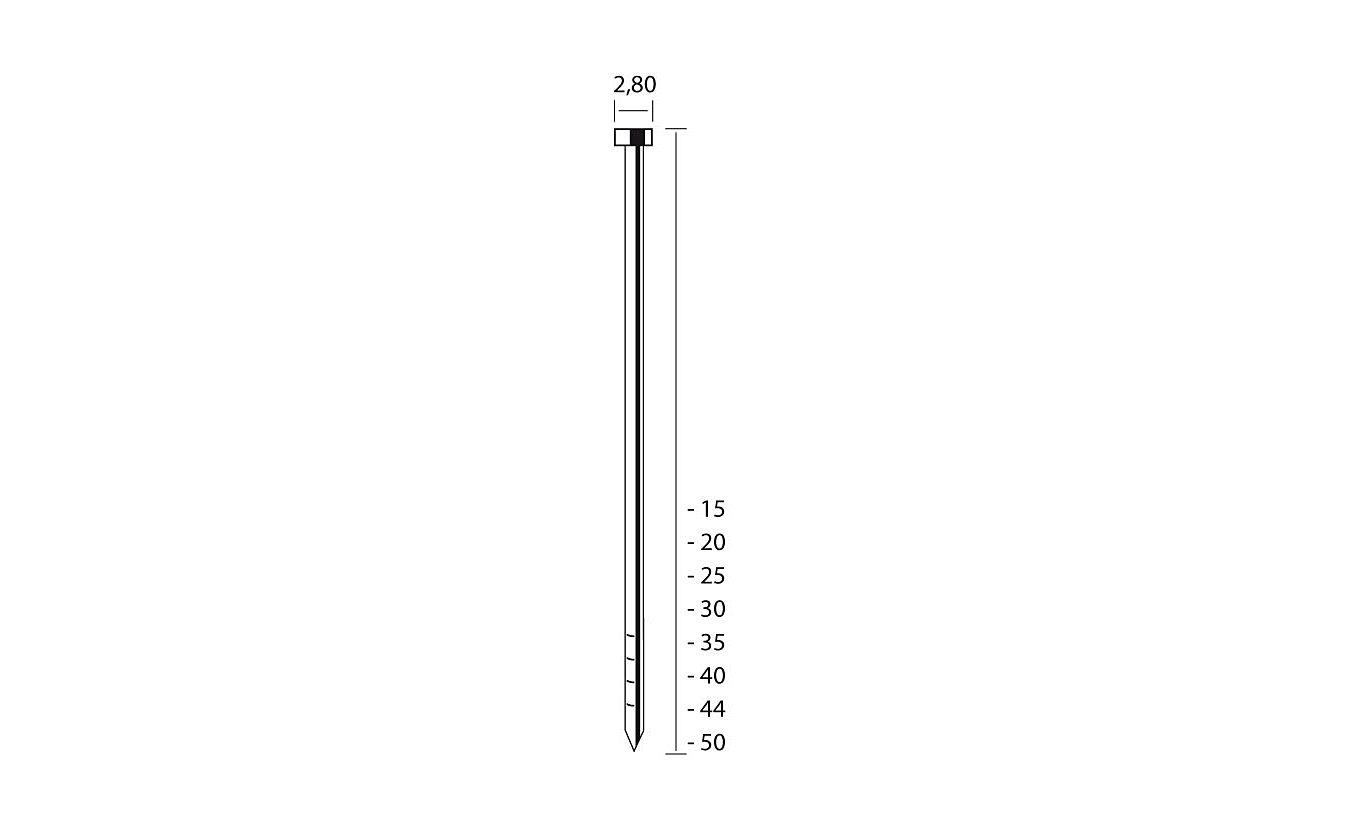 Union brads N-15CVKD afwerknagels 15mm 2500 stuks