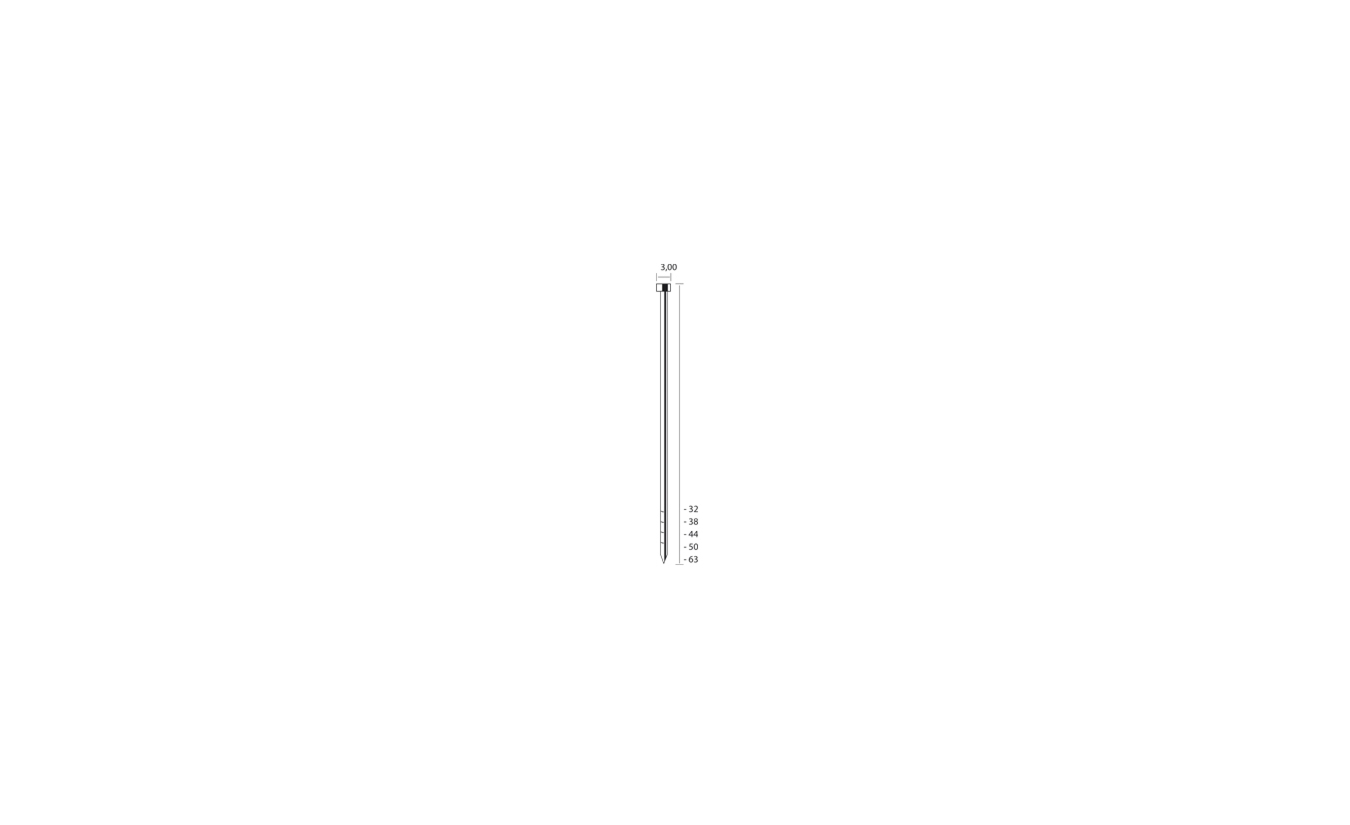 Union brads NA32CN-C schuine afwerknagels 32mm 2000 stuks (21 graden)