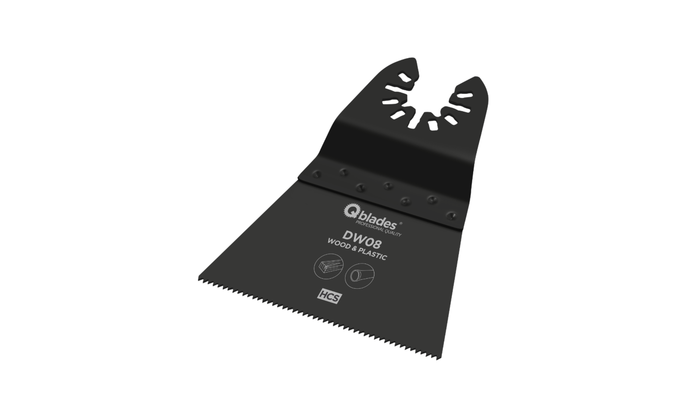 Qblades DW08 65x42mm multitool zaagblad Hout Standaard (DeWalt)
