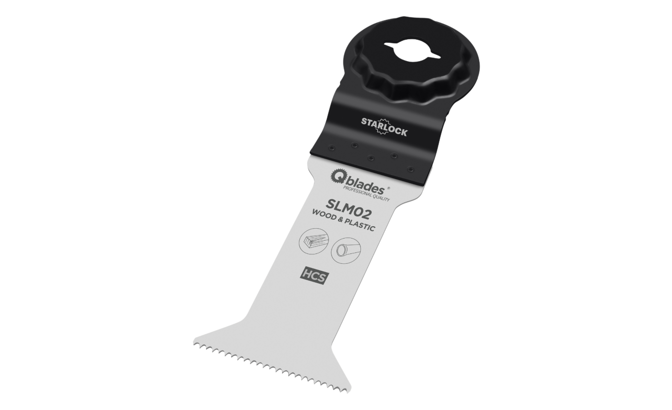 Qblades SLM02 42x78mm multitool zaagblad Hout Standaard (Starlock Max)