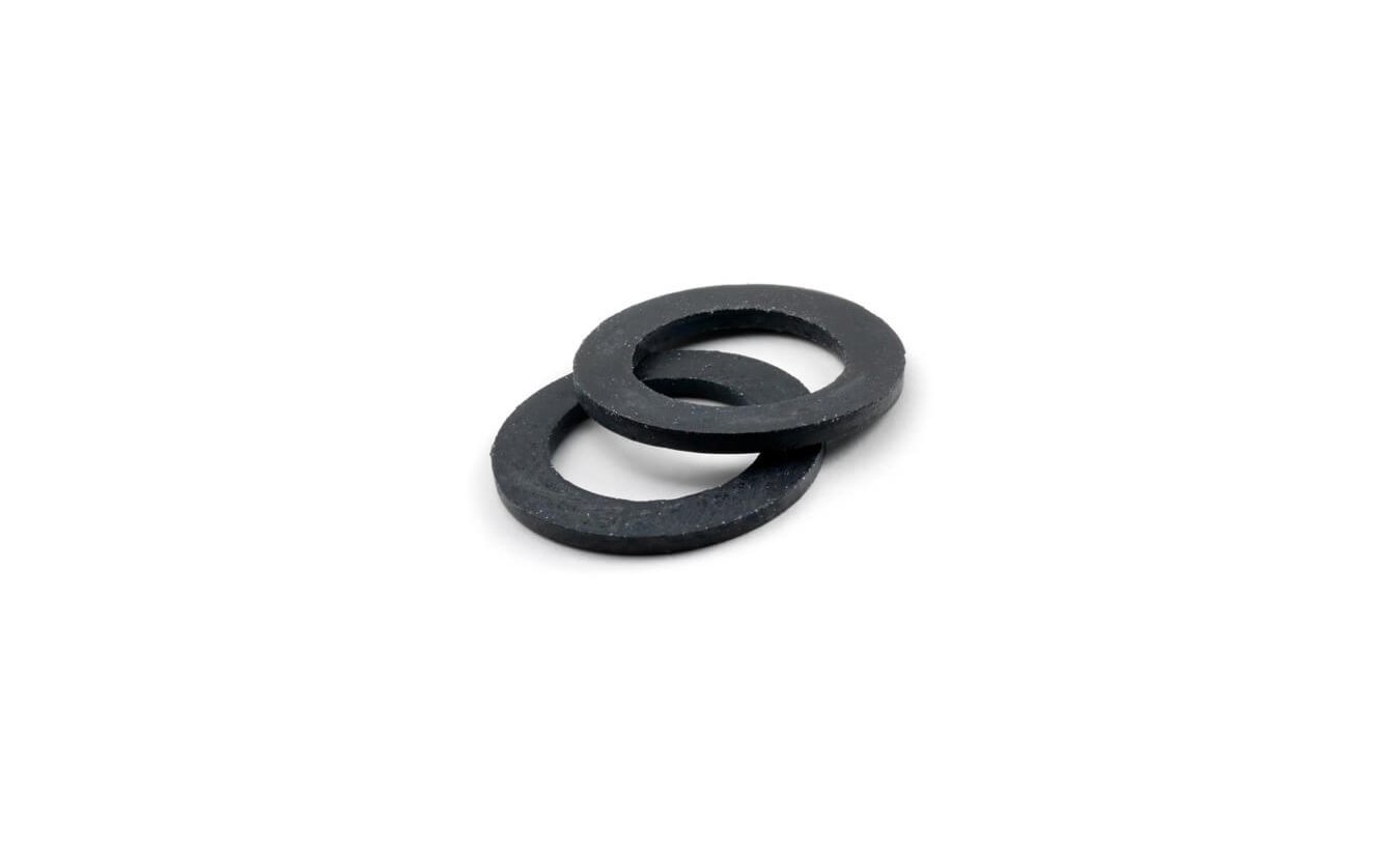 Rubber ring 18x11x1,5mm zwart