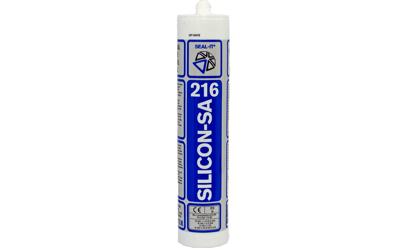 Connect products Seal it 216 SA siliconenkit transparant grijs 310ml