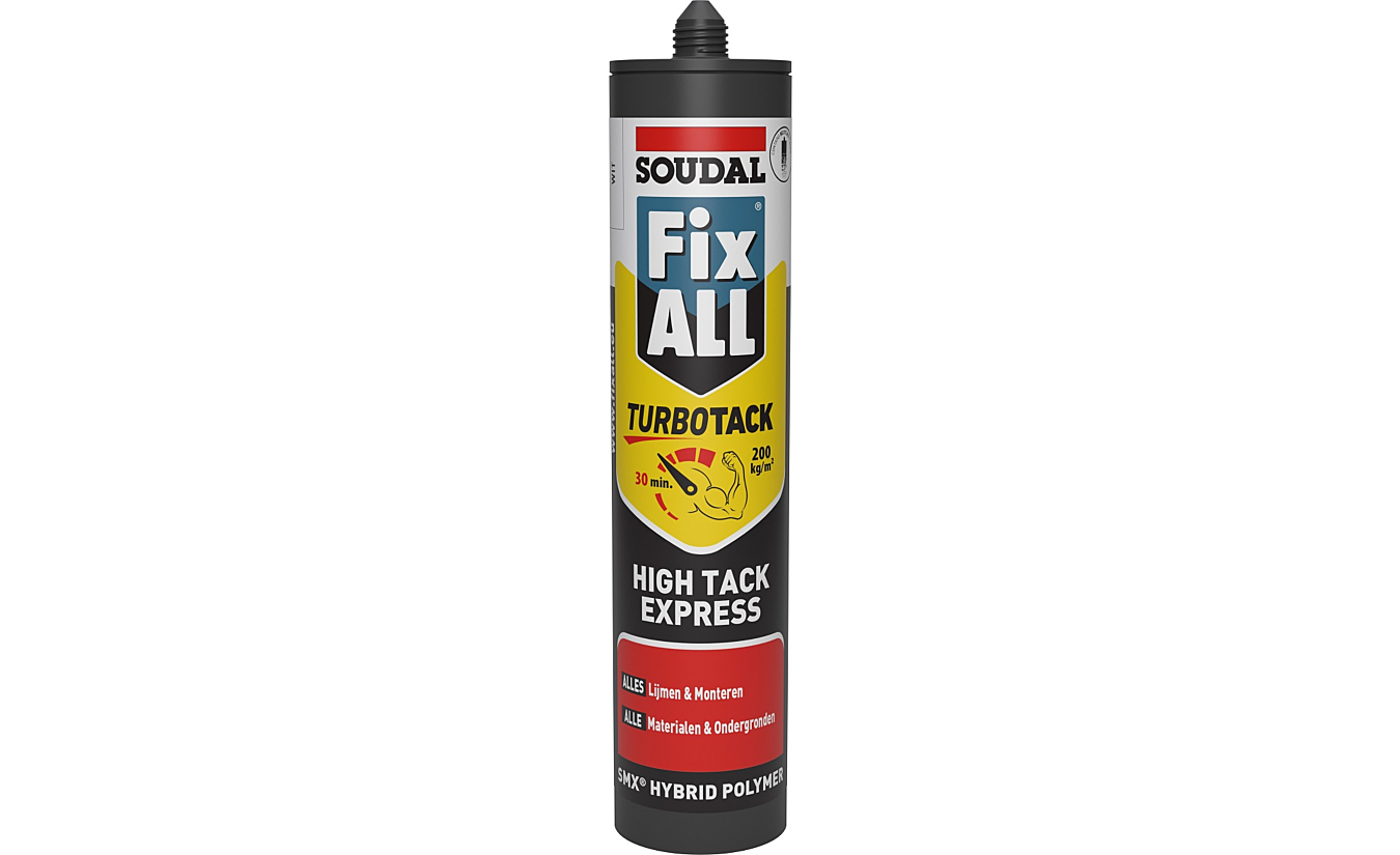 Soudal Fix all Turbo tack - high tack express wit 290ml