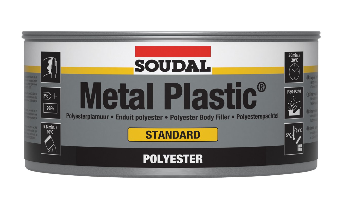 Soudal Metal Plastic - Polyesterplamuur standard