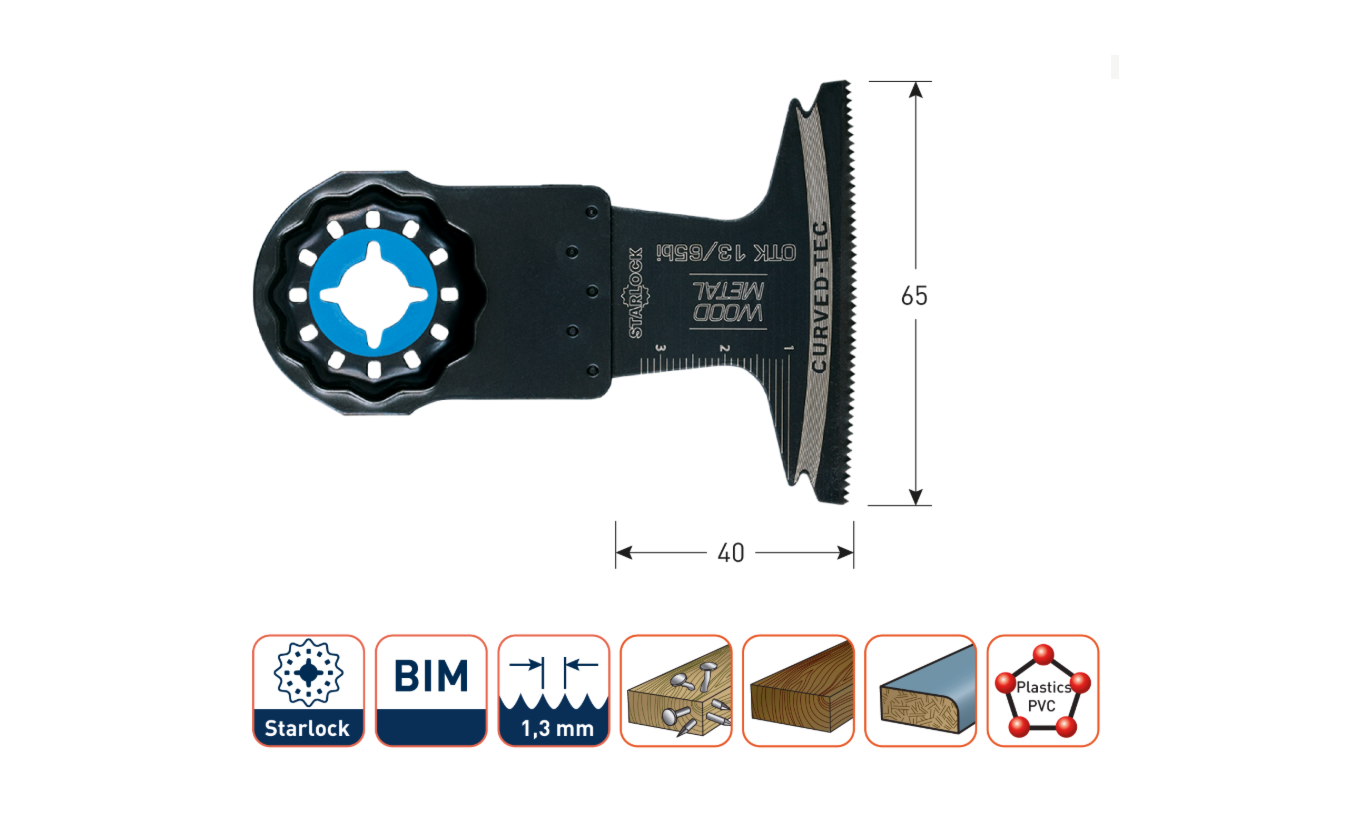 Starlock OTK13-65bi multitool zaagblad