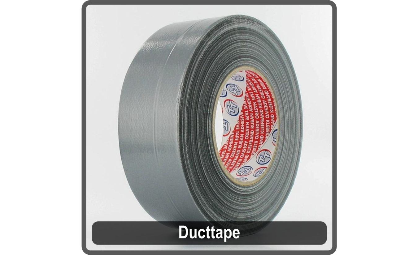 Duct tape universeel 50mmx50m