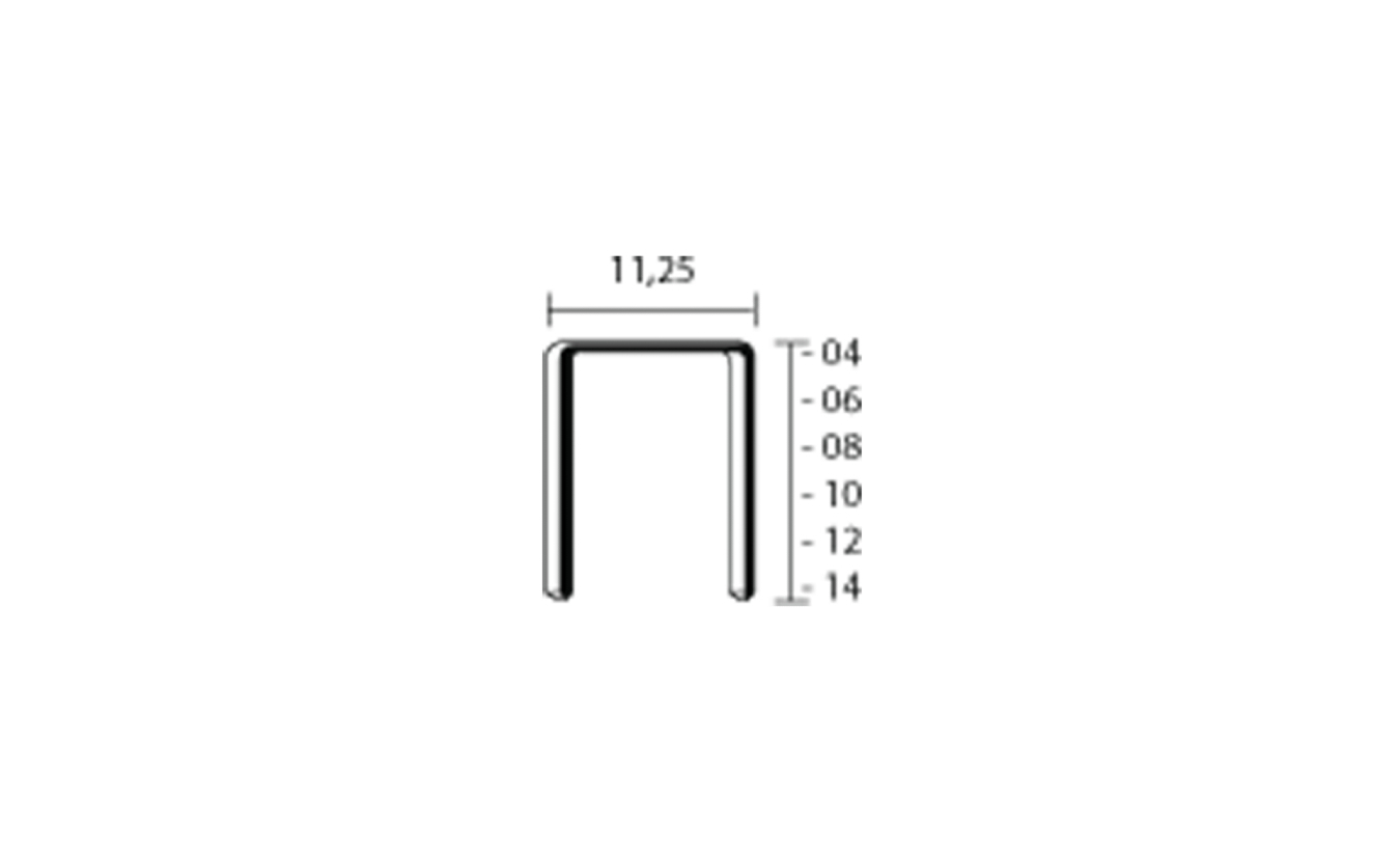 Union nieten VX14CS 14mm 1600 stuks