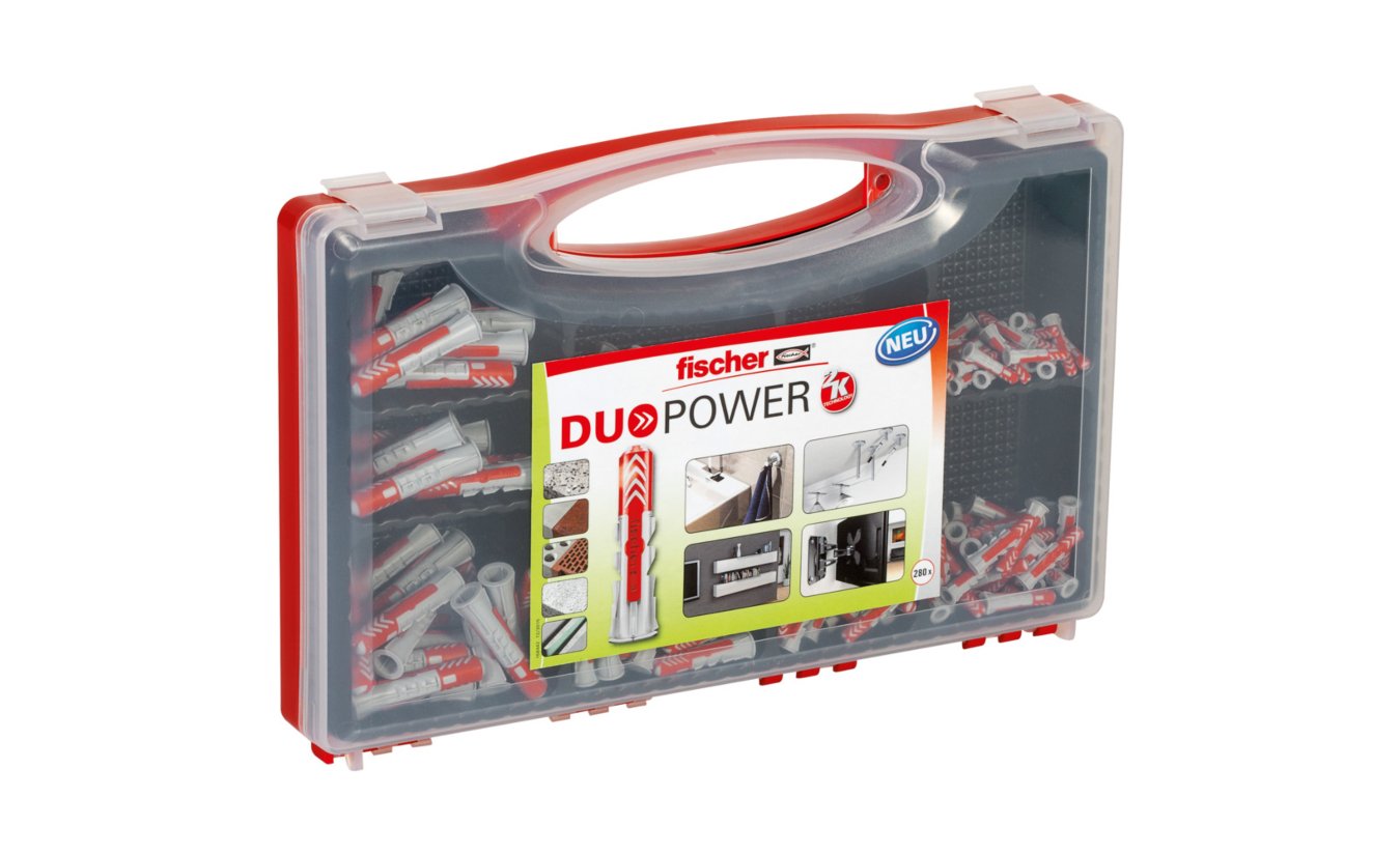 Fischer Red-Box DuoPower pluggen 280 delig
